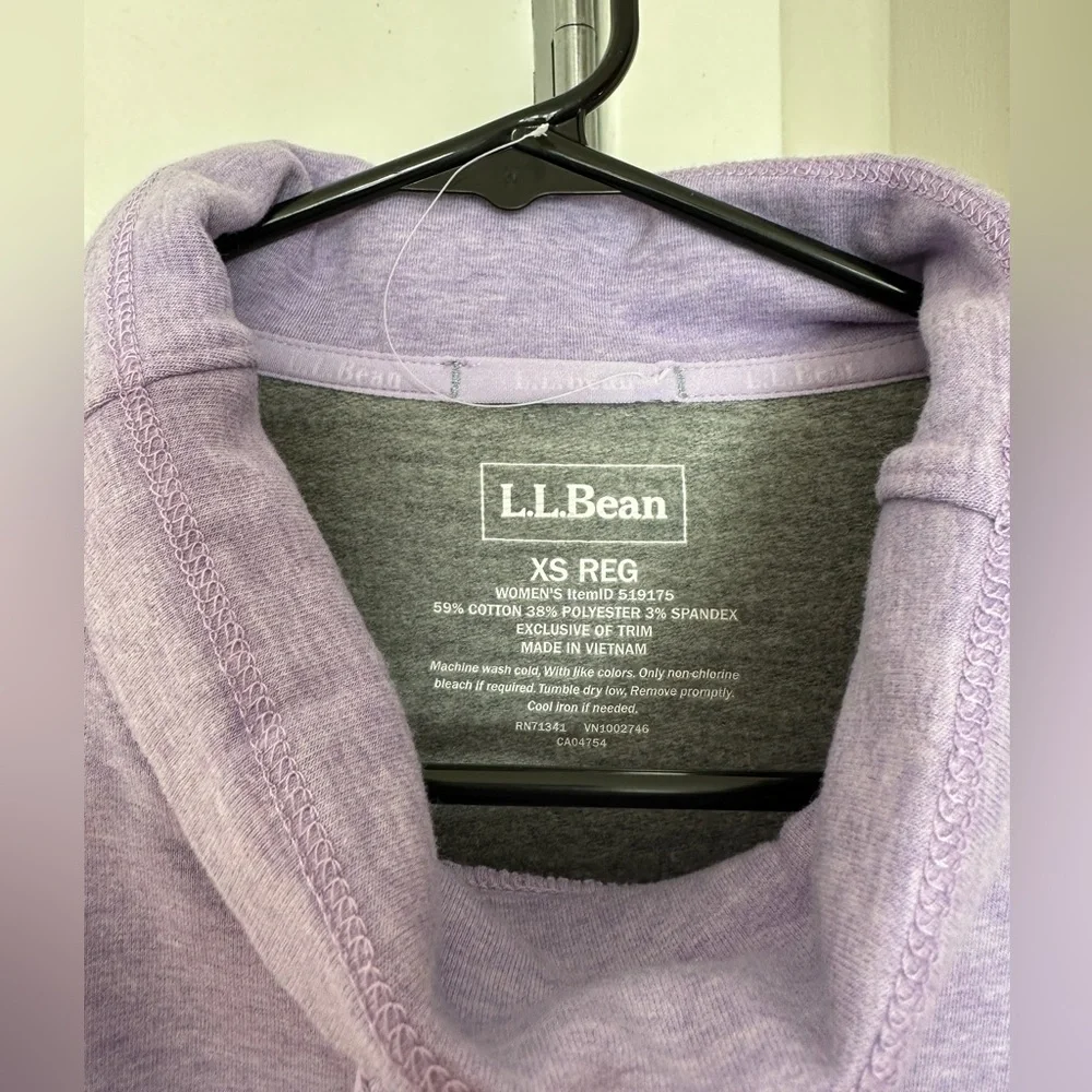 Women’s LL Bean Cozy Mixed Knit Pullover, Colorblock, XS - Picture 8 of 13